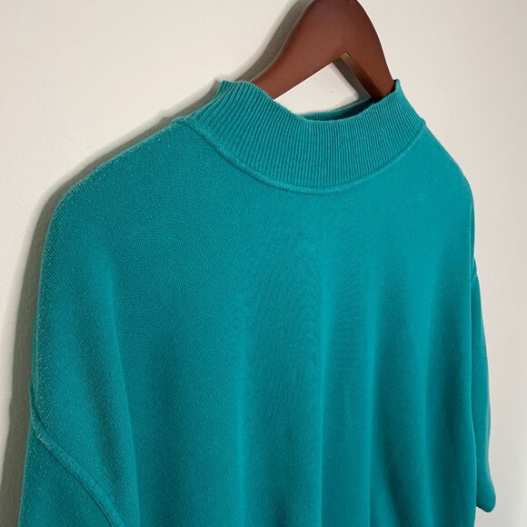 Vintage 80s BFA Classics 100% Cotton Short Sleeve Knit Sweatshirt 2X - Picture 3 of 11